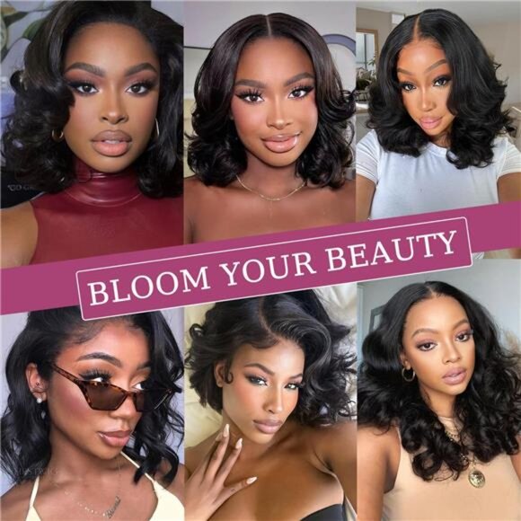 Body Wave Bundles Human Hair 12 Inch 12A Human Hair Bundles 100% Unprocessed